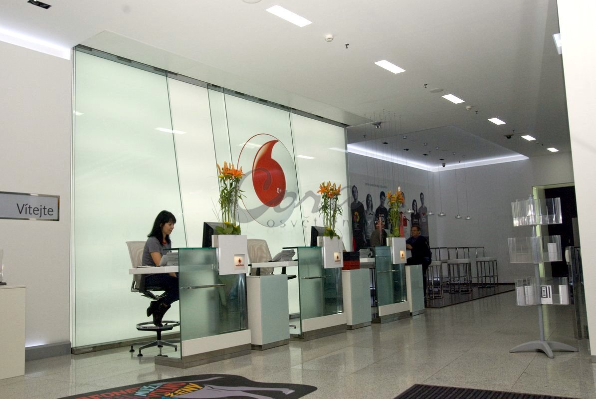 Centrální kancelář Vodafone.